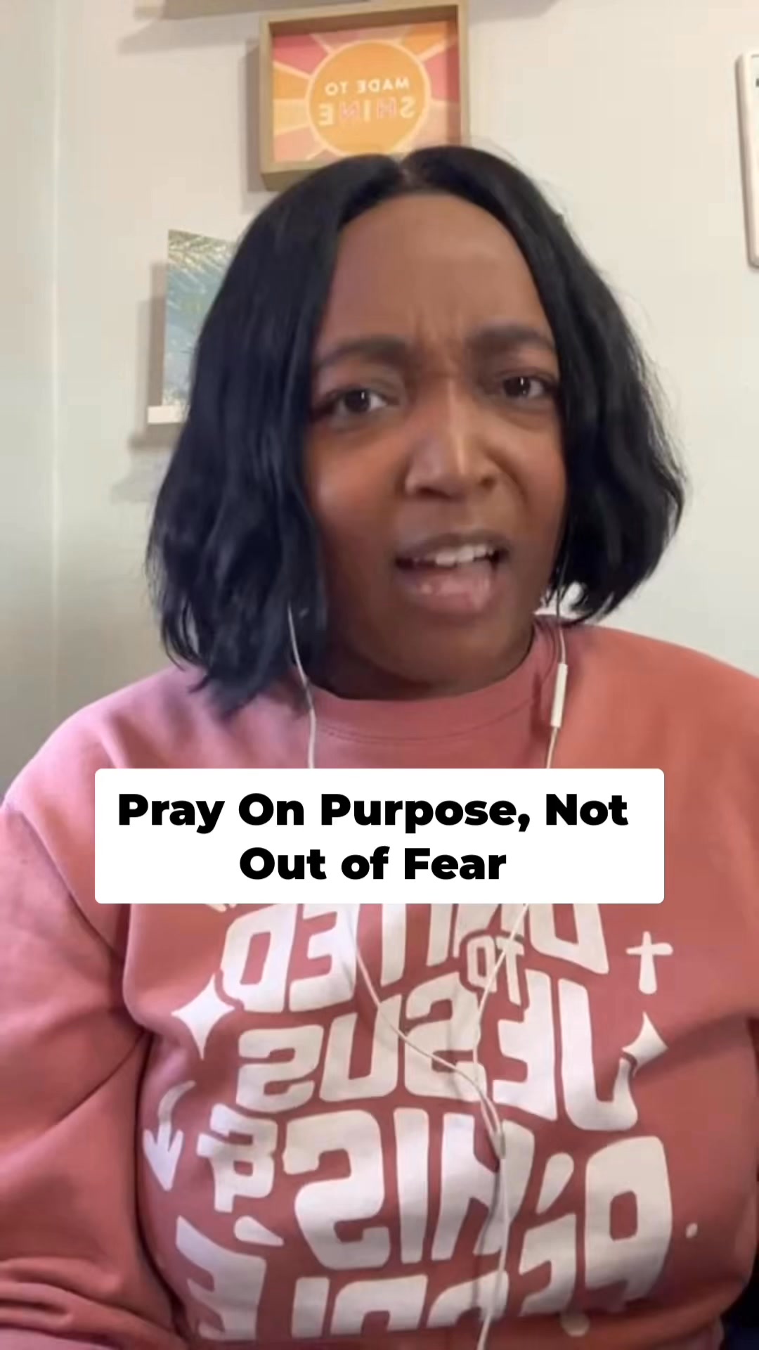 I truly believe that many of the problems we face would be solved by now if we didn’t let fear keep us from pursuing purpose.

Don’t think of prayer as a means to “get stuff.” Prayer allows you to get clear. To get confident. To increase your capacity!

Ask God: Who would you have me be? What qualities do I need to develop? What should I prioritize? How should I approach my assignments? 

Don’t make prayer a last resort when things get crazy! Start with purpose and prayer. 🙏🏾