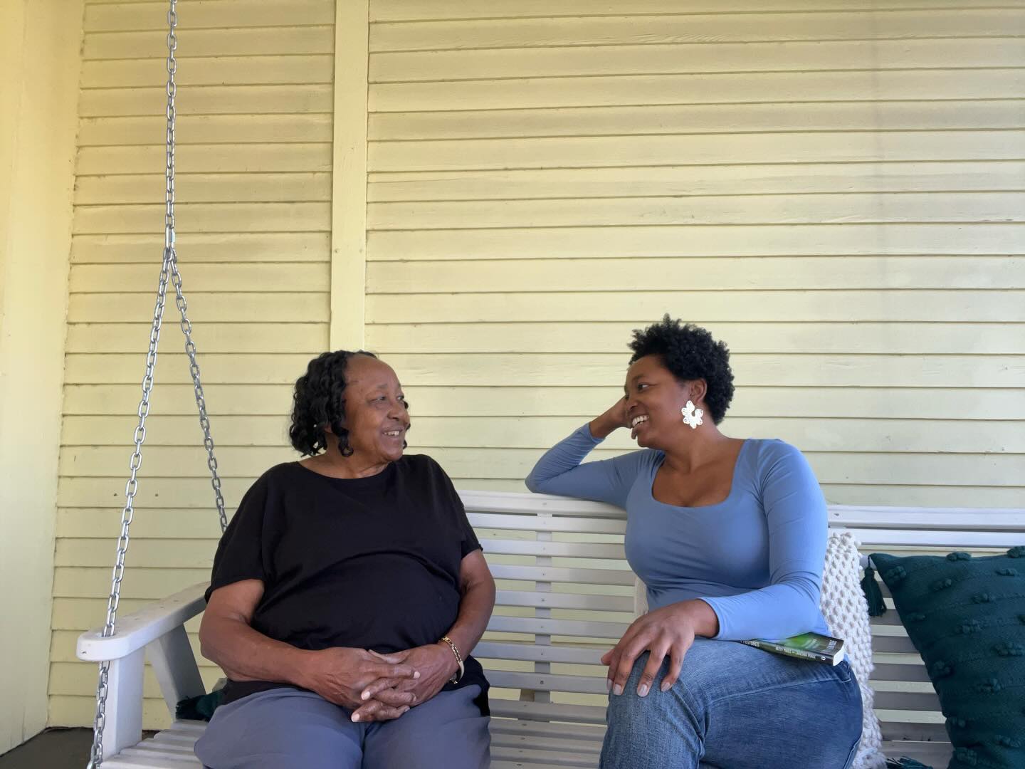 Some conversations do more than pass the time. They stick with you, teach you some things...

You may not even realize their power or meaning until days, months, or years later.

Some of the sweetest conversations I’ve had have been with my mother, on front porches, in quiet moments, and in the middle of ordinary days that somehow made room for reflection, laughter, and truth.

There is something special about slowing down long enough to talk, remember, and listen for what God may be saying. 

Next week, I’ll be sharing something new that grew out of conversations like these, and I’m really looking forward to inviting you in. I CANNOT wait!!!