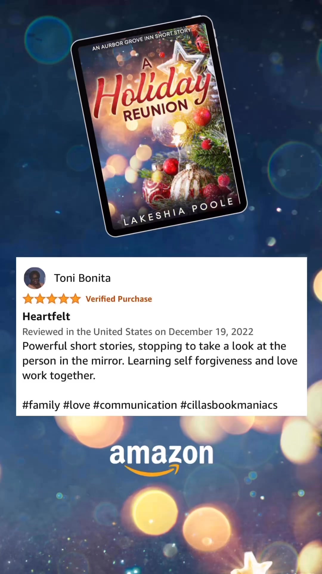 Sometimes the season doesn’t give you what you expect, but it always gives you a moment that meets you where you are.

My Christmas short-story collection, A Holiday Reunion, gathers those moments into one place. Families finding their rhythm again. Old wounds thawing. Joy surprising people who swore they were done with it.

If you’re craving a cozy read that touches the tender spots and reminds you what the holidays can still offer, this one’s for you.