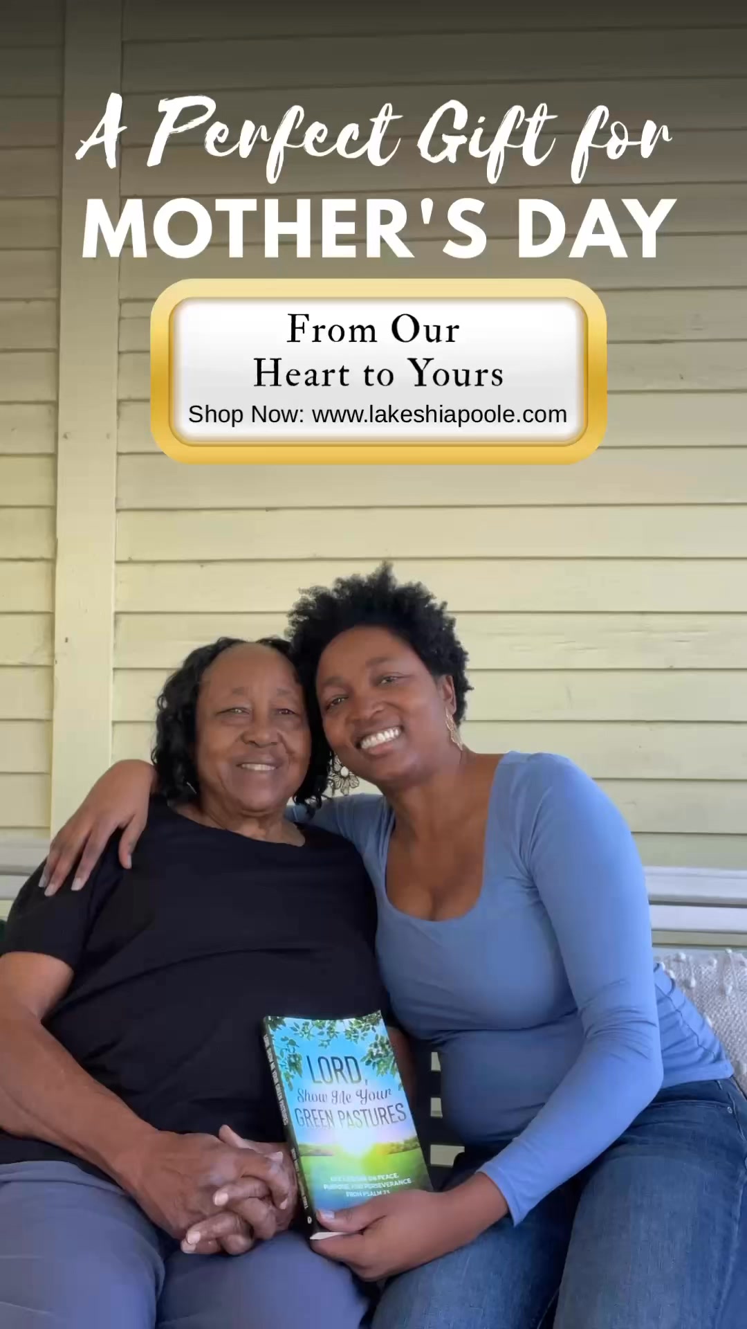 Lord, Show Me Your Green Pastures is PERFECT for the mamas (and daughters) of faith. It would be cool for both to read and get inspired 🙏🏾💚